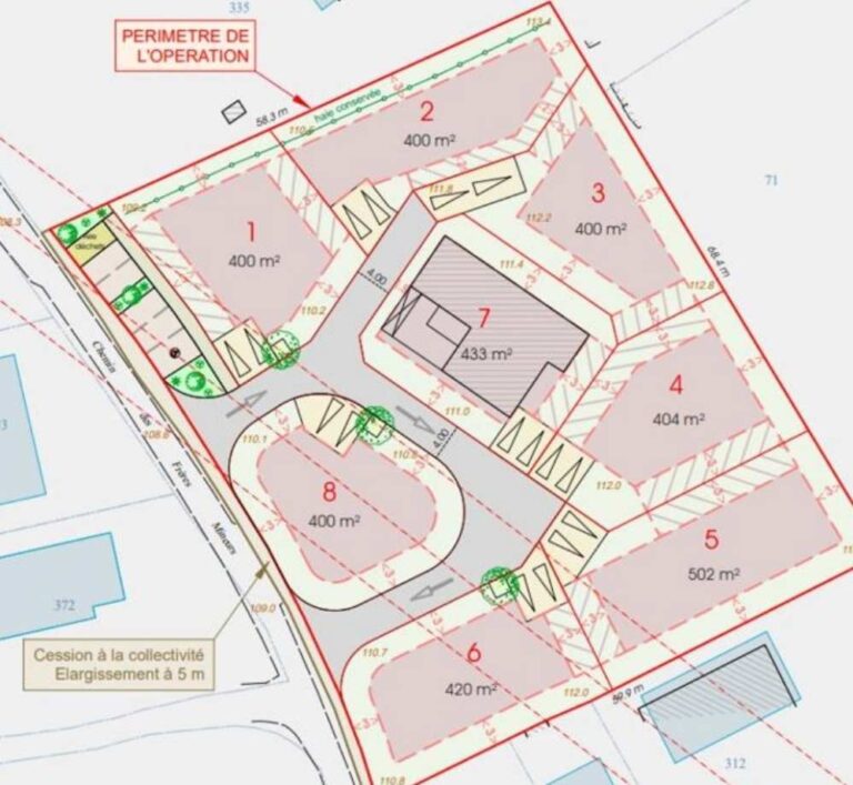 Plan terrain Eyguières lot 5