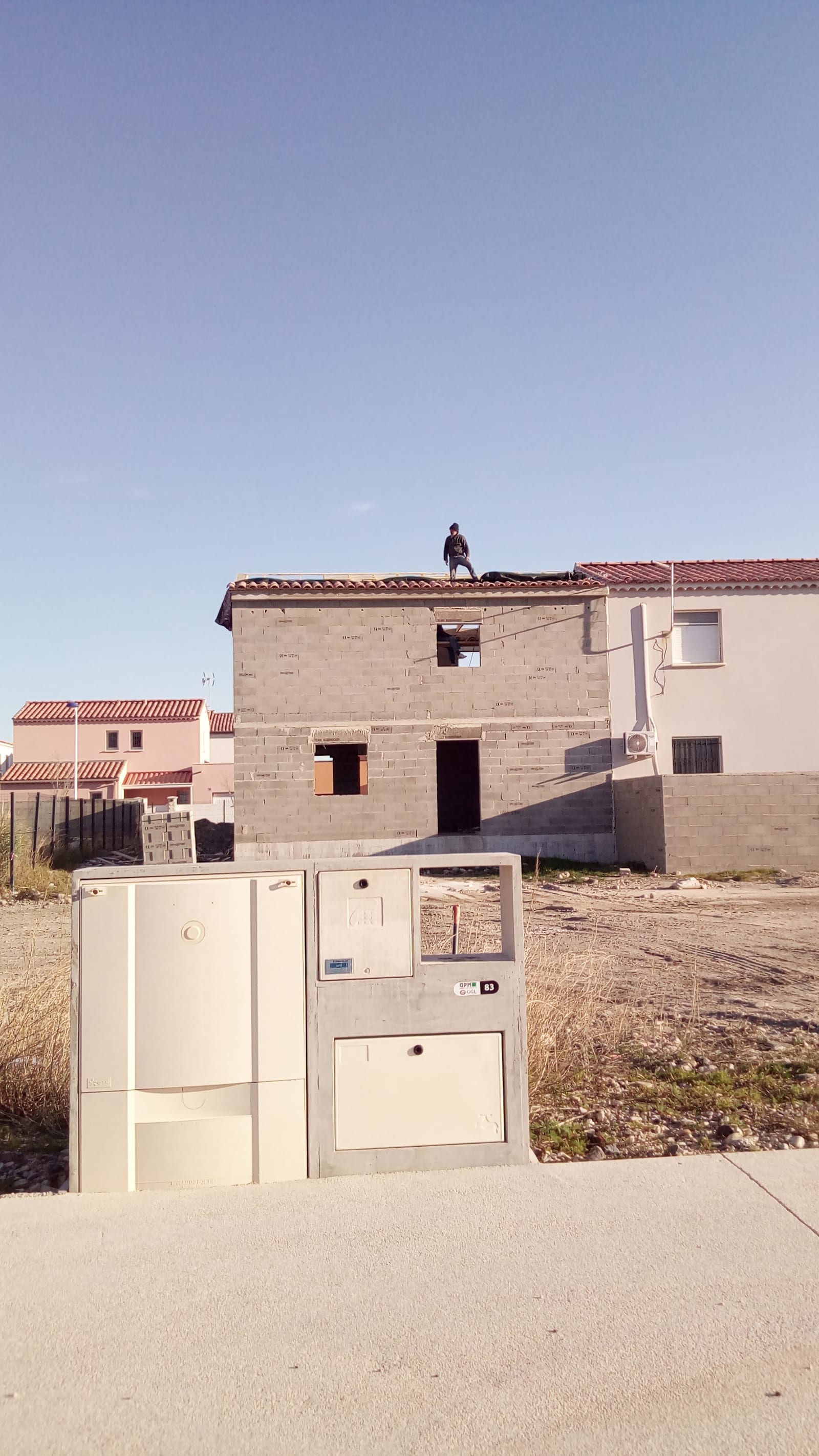 Construction maison Aix-en-Provence 13100 — chantier en cours