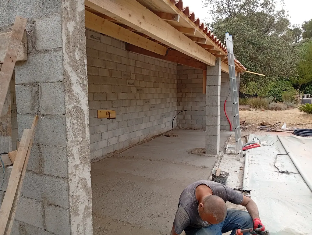 Charpente pergola Douglas — Miramas