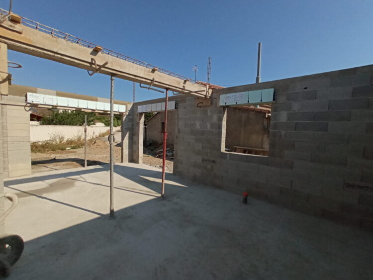 Mur en maçonnerie pour extension maison Marseille
