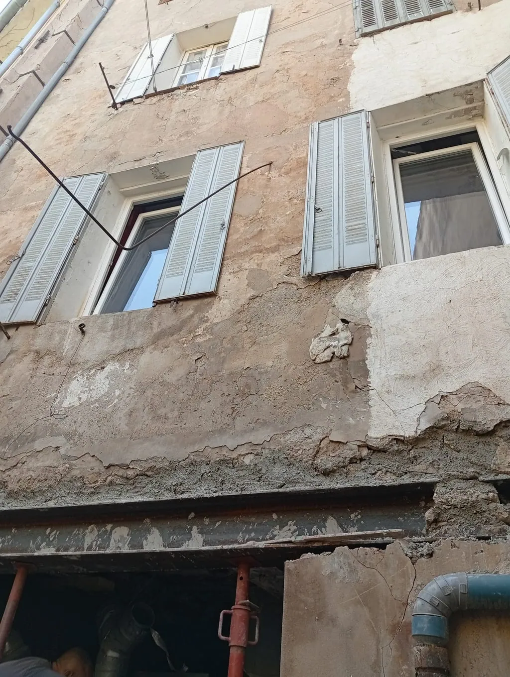 Ouverture d'un mur porteur sur notre chantier d'Aix-en-Provence