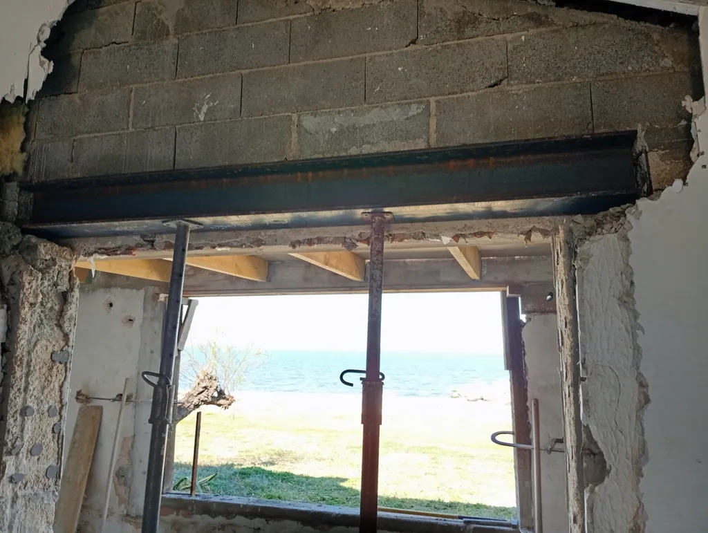 Ouverture mur porteur agglo — Marignane